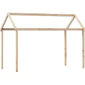 vidaXL Kinderbedhuisje 217x95,5x159 cm massief grenenhout