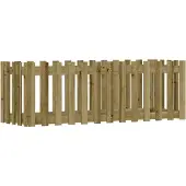 vidaXL Plantenbak verhoogd hekontwerp 150x50x50 cm geïmpregneerd hout