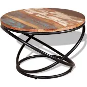 vidaXL Salontafel 60x60x40 cm massief gerecycled hout