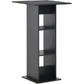 vidaXL Bartafel 60x60x110 cm zwart