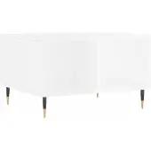 vidaXL Salontafel 60x50x36,5 cm bewerkt hout hoogglans wit