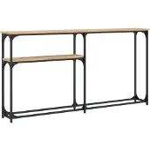Super Merchant Wandtafel 145x22,5x75 cm bewerkt hout sonoma eikenkleurig