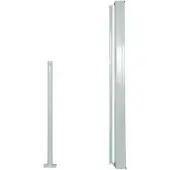 vidaXL Windscherm uittrekbaar 117x314 cm crème