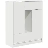 vidaXL Dressoir met lades en deuren 73x31x90 cm wit