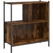 vidaXL Boekenkast 72x28x77,5 cm bewerkt hout gerookt eikenkleurig
