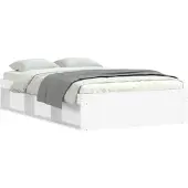 vidaXL Bedframe, wit, 120x200 cm