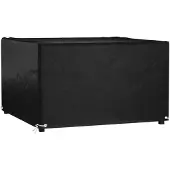 vidaXL Tuinmeubelhoes met 8 oogjes vierkant 132x132x80 cm
