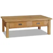 vidaXL Salontafel massief teakhout 100x60x35 cm