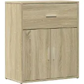 vidaXL Dressoir Sonoma-eikenhout, 60x31x70 cm, houtvezel