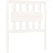 vidaXL Hoofdbord 80,5x4x100 cm massief grenenhout wit