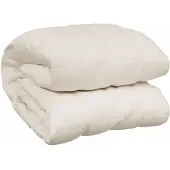vidaXL Verzwaringsdeken 200x230 cm 9 kg stof lichtcrèmekleurig