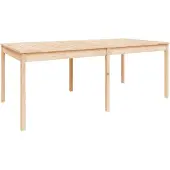 vidaXL Tuintafel 203,5x100x76 cm massief grenenhout