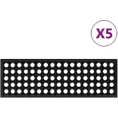 vidaXL Trapmatten 5 st 25x75 cm rubber