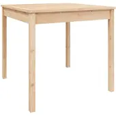 vidaXL Tuintafel 82,5x82,5x76 cm massief grenenhout