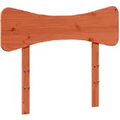 vidaXL Hoofdbord 75 cm massief grenenhout wasbruin