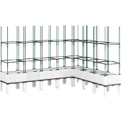 vidaXL Plantenbak met latwerk 200x160x142,5 cm polypropeen wit