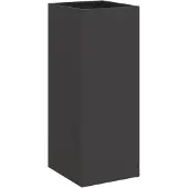 vidaXL Plantenbak 32x29x75 cm staal zwart