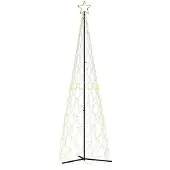 vidaXL - Kerstkegelboom - warmwit - 500 - LED's - 100x300 - cm