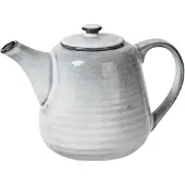 Broste Copenhagen Nordic Sand theepot 17,5 cm aardewerk lichtblauw