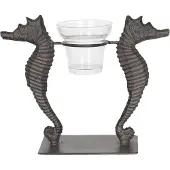 Clayre & Eef | Theelichthouder Tara ijzer bruin 22x8x18 cm waxinelichthouders | NADUVI