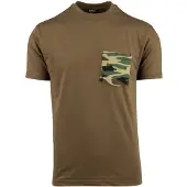 Fostex T-shirt camo pocket coyote L
