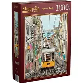 Magnolia puzzel 1000 stukjes - Lissabon stadsgezicht.