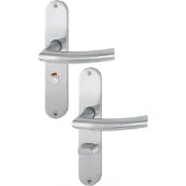 Hoppe Kruk-kruk set E1430Z Schild E302 Wc72X8Rvs