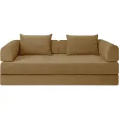 Popsofa Slaapbank Joy 2-Persoons Okergeel