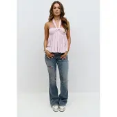 Gina Tricot Pleated flare jeans