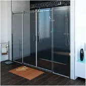 Hak Gelco DRAGON douchedeur, 1800 mm, helder glas