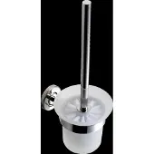 Kwc Medius toiletborstelhouder 11,5 x 14 x 34 cm, RVS glans
