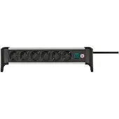 Brennenstuhl Alu-Office-Line 6-voudig 3 m H05VV-F 3G1,5