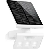 Steinel LED lamp op zonne-energie XSolar L-S One, wit, sensor ONE, dimbaar, wit / opaal, Kunststof, Modern, solar buitenlamp