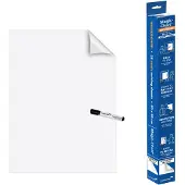 Legamaster Magic-Chart whiteboardfolie – 60 x 80 cm – wit – 25 geperforeerde vellen, incl. 1 uitwisbare bordstift