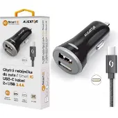 Aligator CHS0008 lader voor mobiele apparaten Zwart Auto, Auto-adapter, Zwart