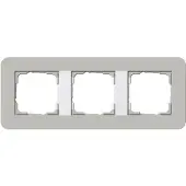 Gira 0213412, Grijs, Wit, , Glanzend, 1 stuk