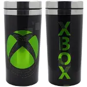 Paladone XBOX Travel Mug - Officieel gelicentieerde drinkfles, houdt dranken warm & koud, novelty cadeau voor gamers, geweldig voor woon-werkverkeer, 450ml (15 fl oz) -