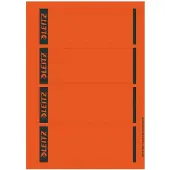 Leitz rugetiketten kort, via pc beletterbaar, rugbreedte 80 mm, zelfklevend, 100 st., rood