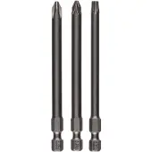 Bosch 3-Delige Bitset Extra Hard PH2 PZ2 T25 89mm - 2607001767