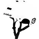 Evolve Casque Curb Glossy White || Maat: L-XL (58-62 cm)