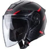 Caberg helm Flyon II Boss, matgrijs/rood-zwart - maat XS