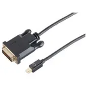 Shiverpeaks Mini Displayport 1.2/DVI D 24+1 Stecker schwarz 2m
