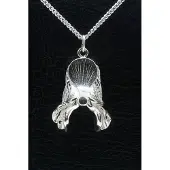 MOOYE ® - Collectie Zilveren Zadel ketting hanger - XL