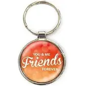 Miko Luxe Sleutelhanger - Friends (zilver)