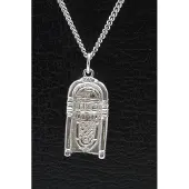 MOOYE ® - Collectie Zilveren Jukebox Wurlitzer ketting hanger