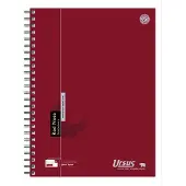 Staufen Advanced Collegeblok Draadgebonden Rood A4 80 Vellen 90 g/m2 5 mm Geruit