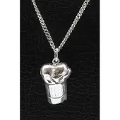 MOOYE ® - Collectie Zilveren Koksmuts middel ketting hanger