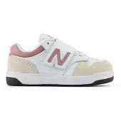 New Balance Infant Girls B480 New-b Hook & Loop White Maat: 21.5 Wide | Schoenen Outlet | kids | Wit