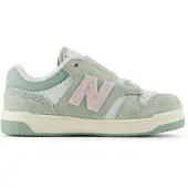New Balance Infant Girls B480 New-b Hook & Loop White Size: 23.5 Wide | Shoes Outlet | Unisex | Wit