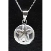 MOOYE ® - Collectie Zilveren Zee egel ketting hanger